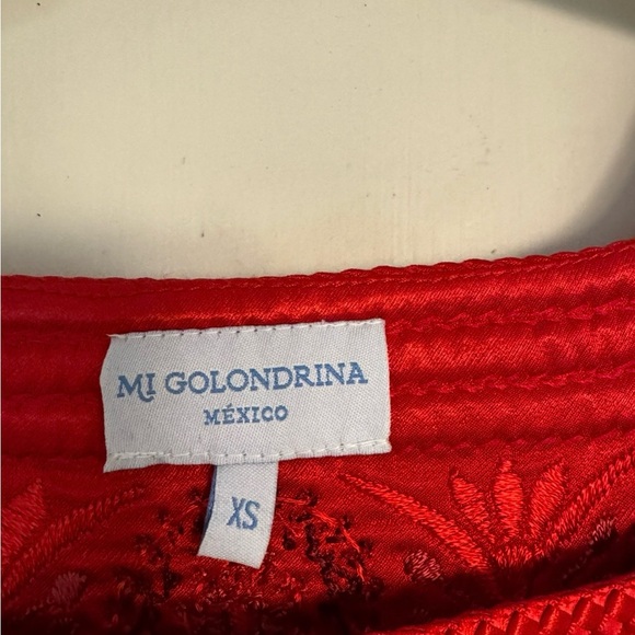 Mi Golondrina Satin Dress - Picture 7 of 7